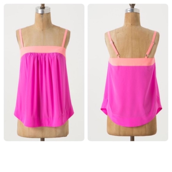 Anthropologie Tops - Anthropologie HD Paris Heat Index Colorblock Cami